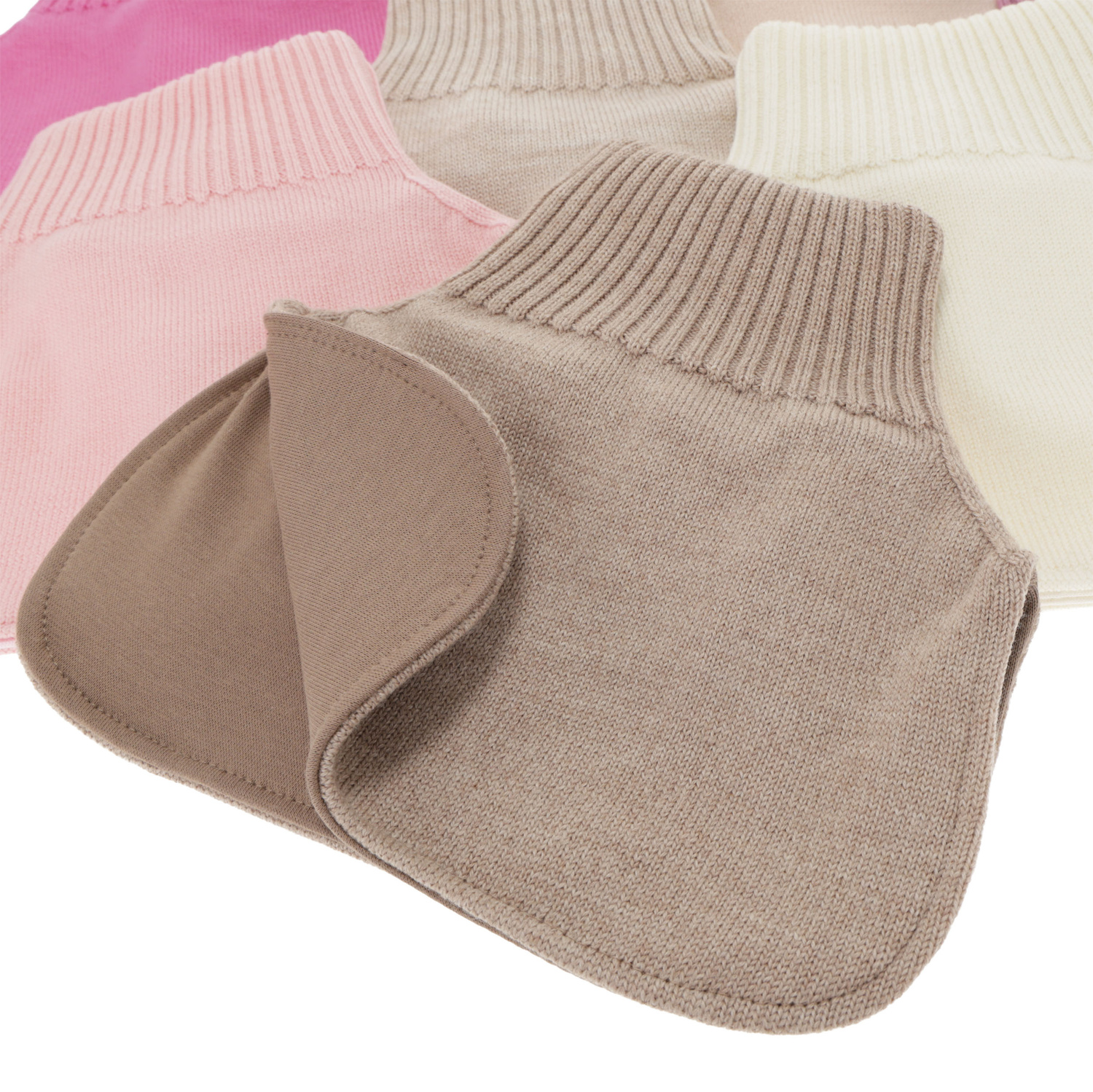 Krkavka zimná dievčenská, zimná, béžová, 100% merino vlnená, Felice