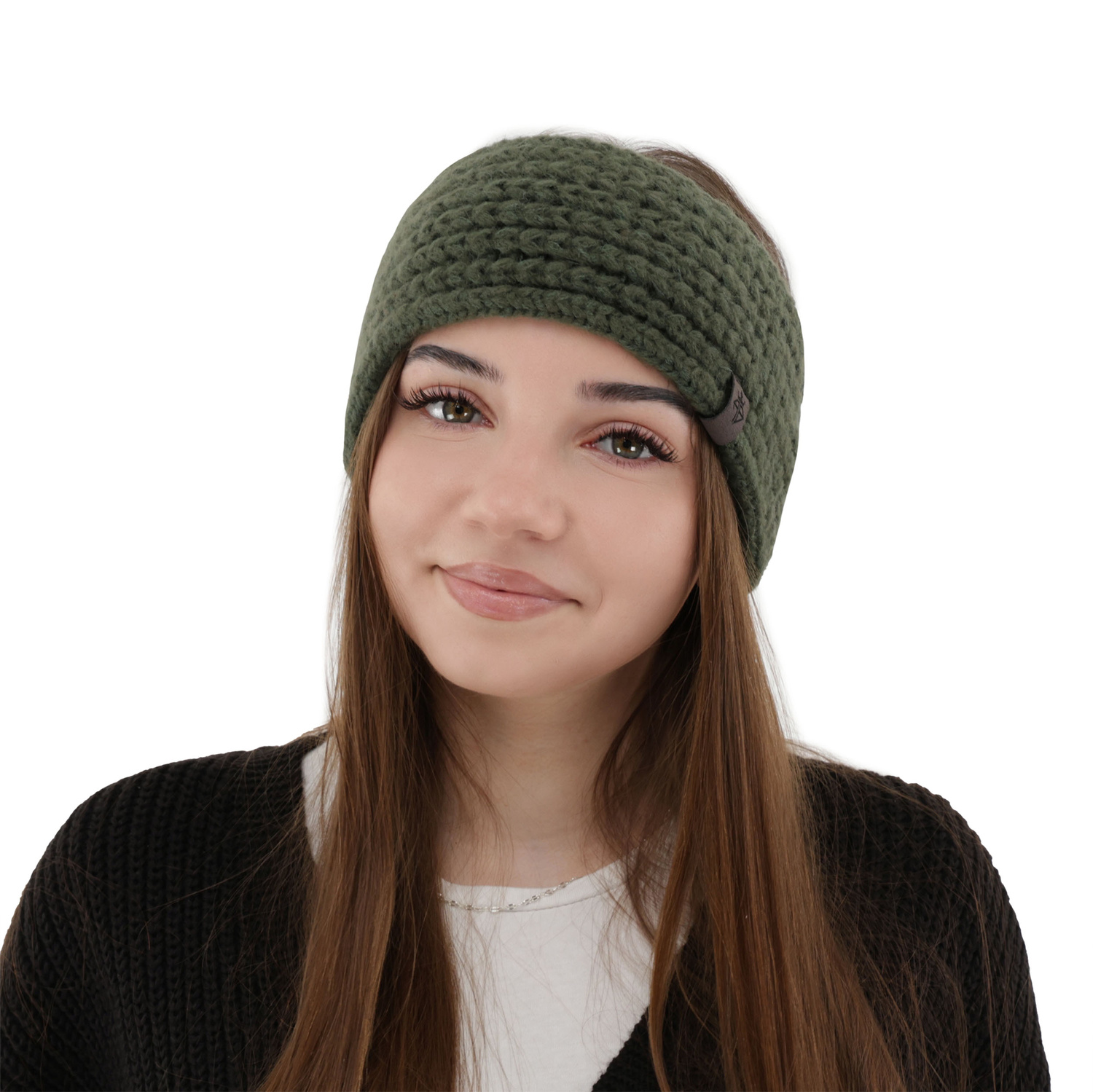 Dámska zimná čelenka růžová Alexis