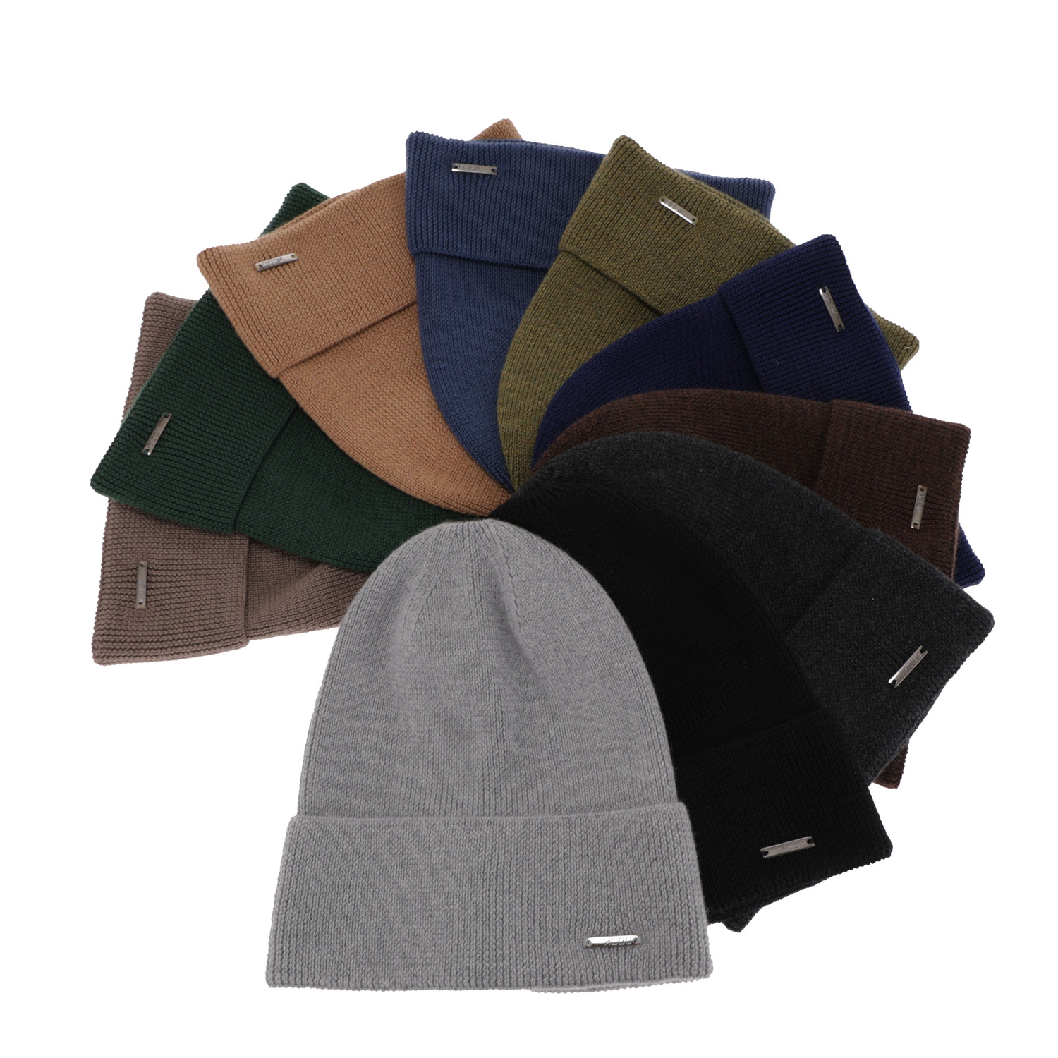 Pánska jarná- zimná čiapka černá 100% extra fine merino vlněná Memfis