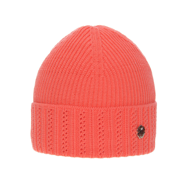 Dievčenská zimná čiapka oranžová Bryza