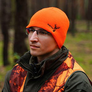 Pánska zimná čiapka oranžová Hunter