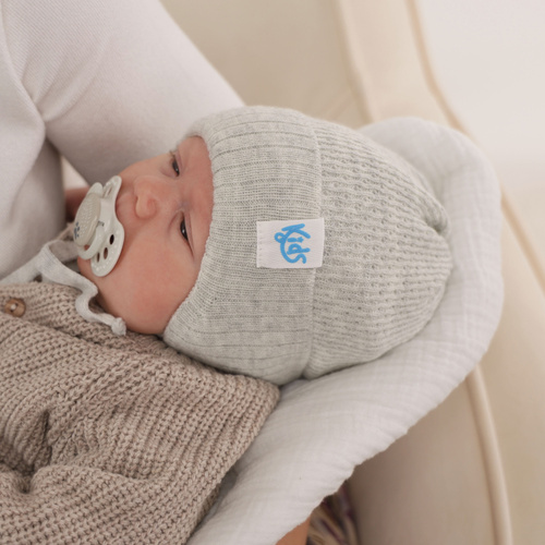 Chlapčenská jesenná/jarná čiapka krémová Galvani