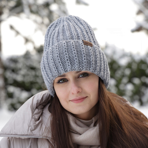 Dámska zimná čiapka zelená Ceres