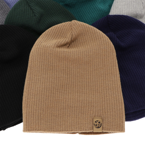 Chlapčenská čiapka a komín, jesenný/jarný set modrý 100% vlna extra jemná merino Richi