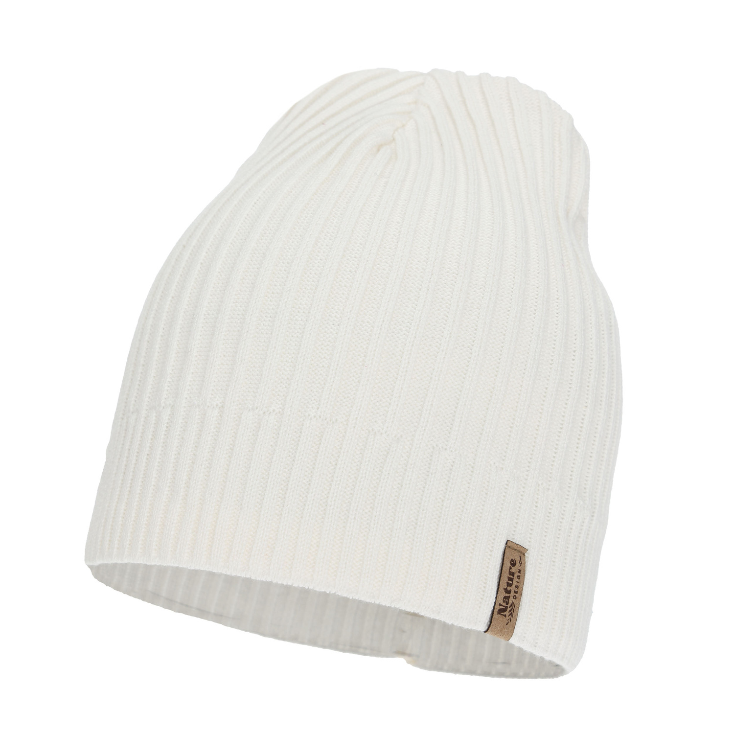 Dámská jarní, podzimní čiapka, s bavlnou, biela, Mirona