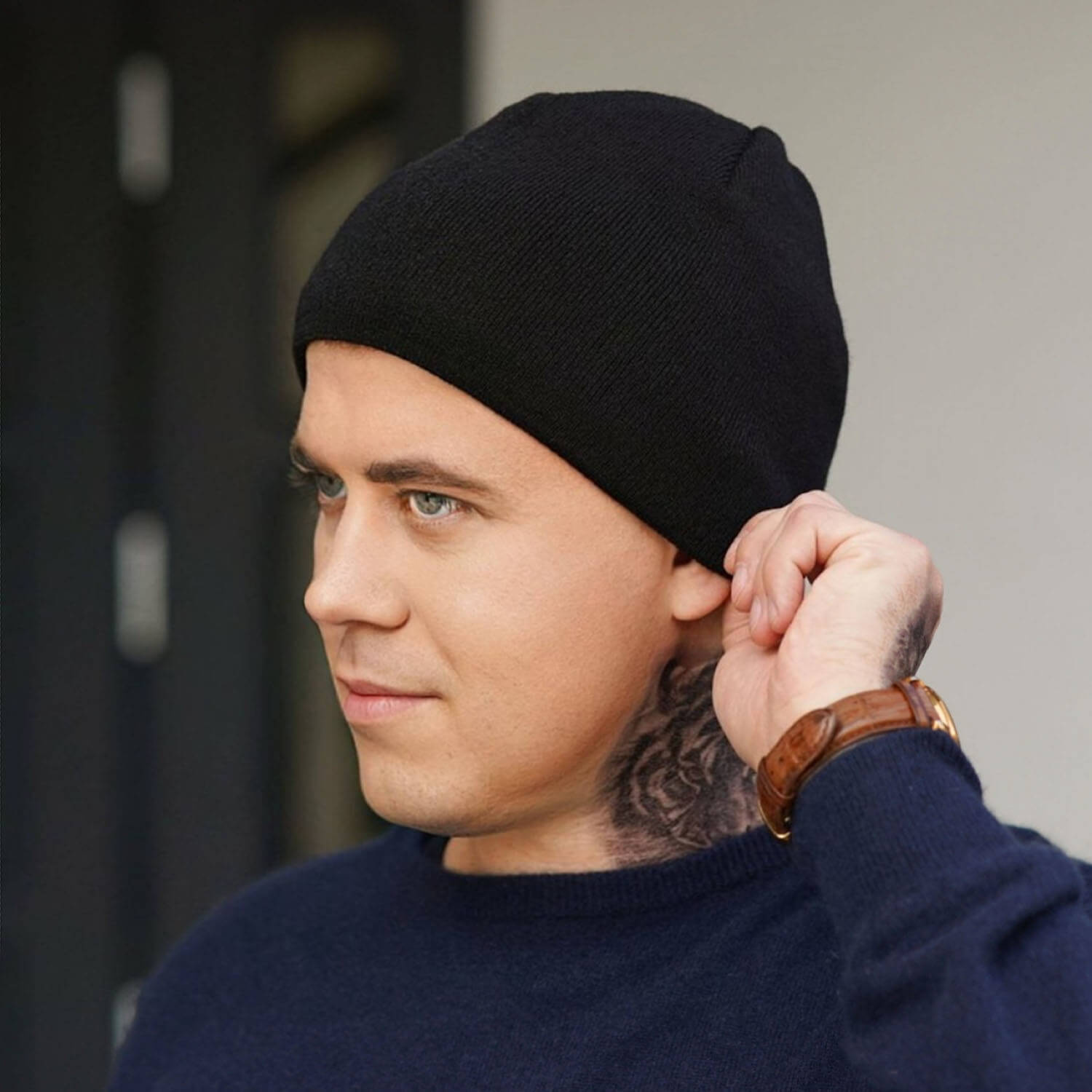 Pánska zimná čiapka šedá Artysta