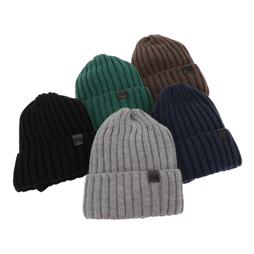 Komplet zimný chlapčenský: čiapka a tunel tmavě modrý Baster