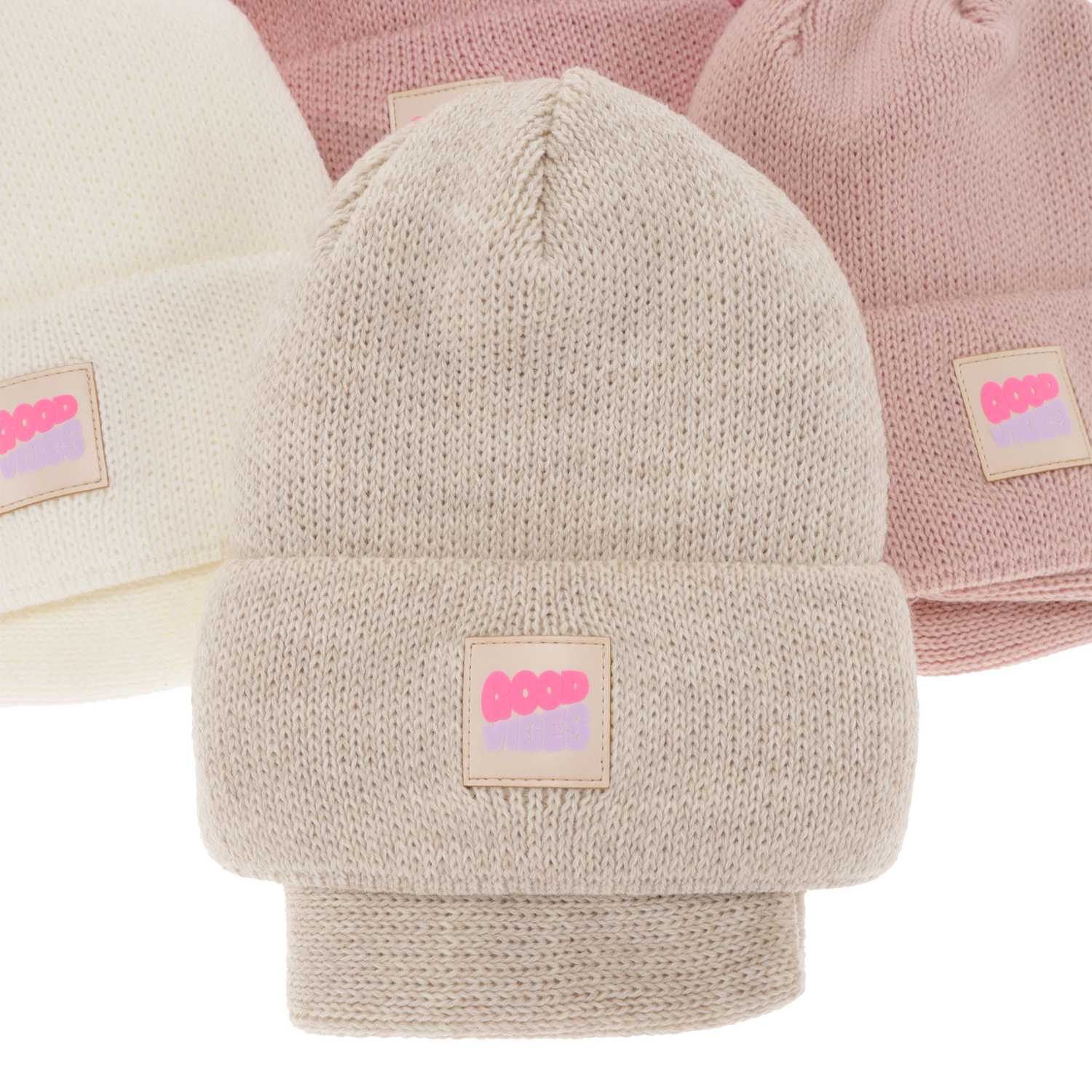 Komplet zimnej dívčej: čiapka a tunel béžový Josephin