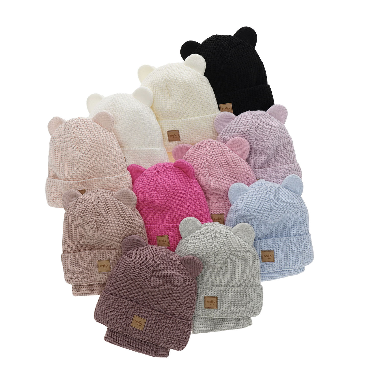 Zimný dievčenský set: čiapka a tunel růžový Harper