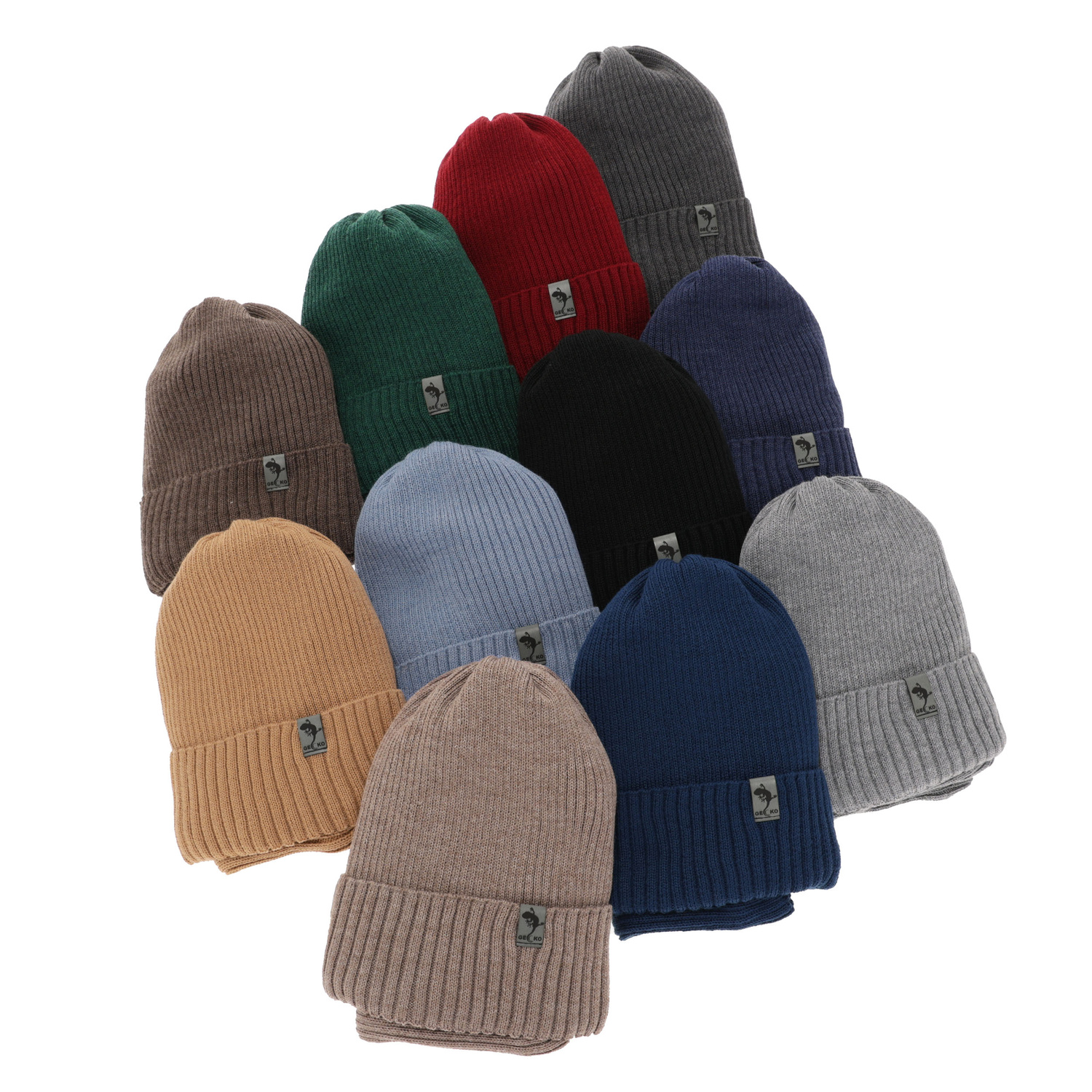 Komplet zimný chlapčenský: čiapka a šál hnědý merino vlna Gecko