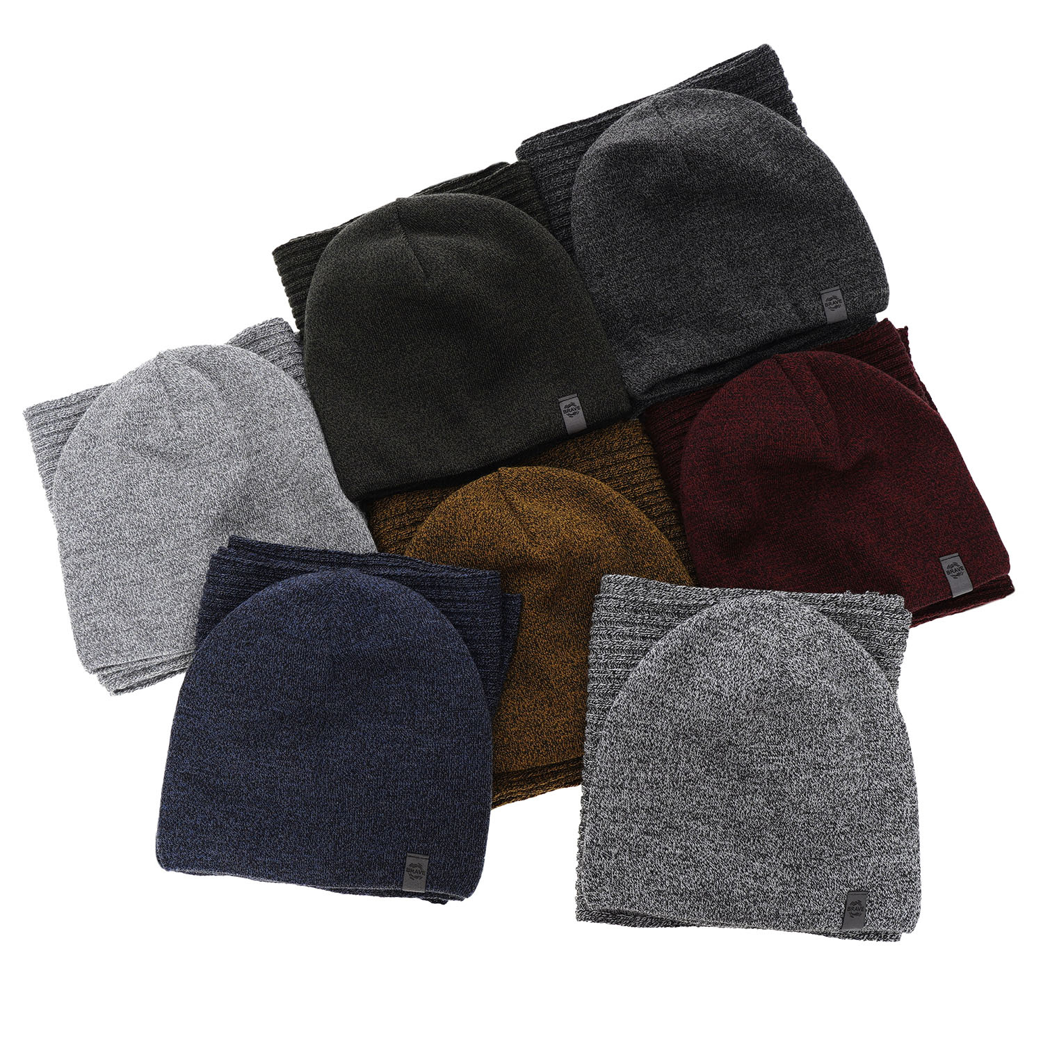 Zimný pánsky set: čiapka a šál sivá Mores