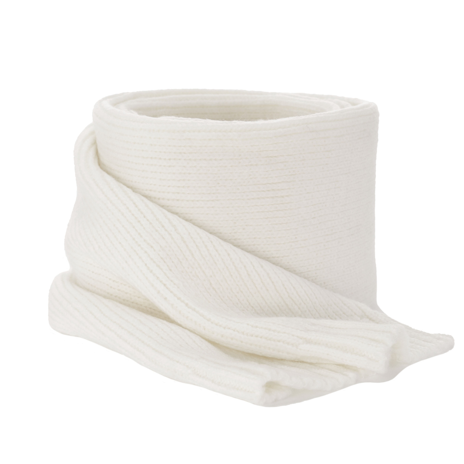 Dámska zimná šatka biela vlna Loretta