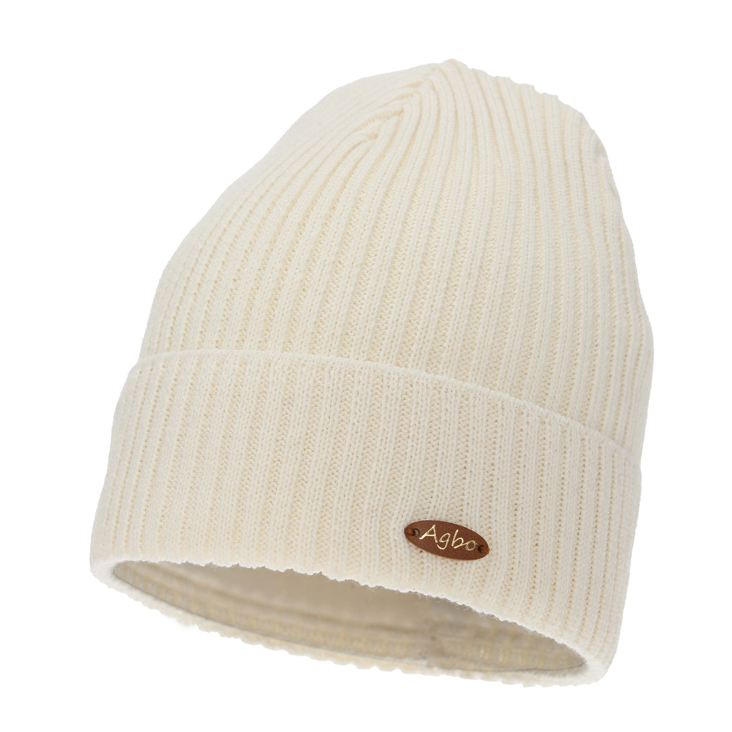 Dámská zimní čiapka, krémová, s merino vlnou Shila