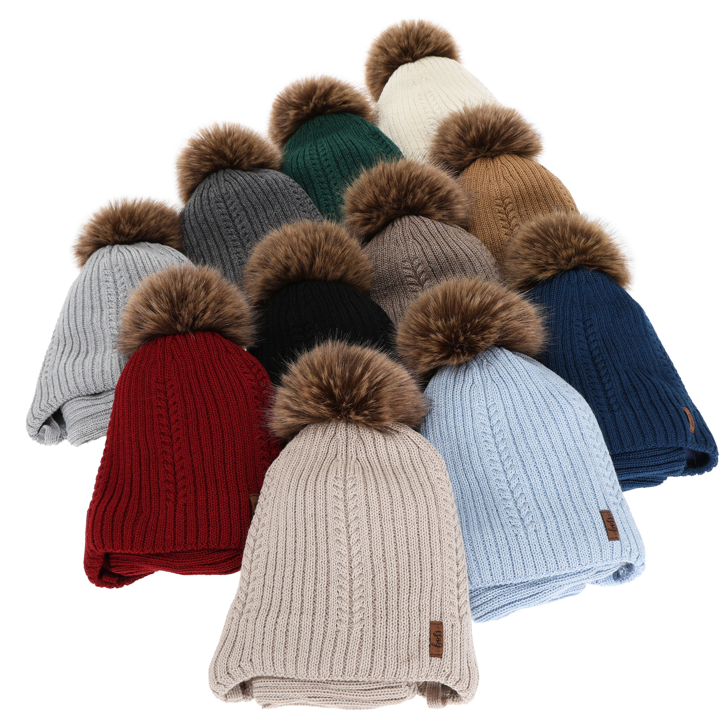 Čiapka a tunel pre chlapca, zimný komplet, krémový, s merino vlnou, zaväzovacia Zongo