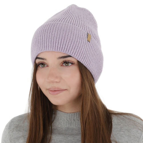 Dámská zimní čiapka, fialová, s merino vlnou, Tahoe