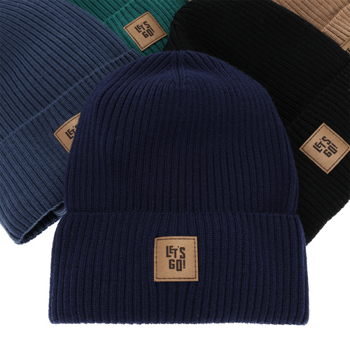 Chlapecká čiapka a nákrčník, jesenný, jarný set khaki 100% merino vlna Vanto