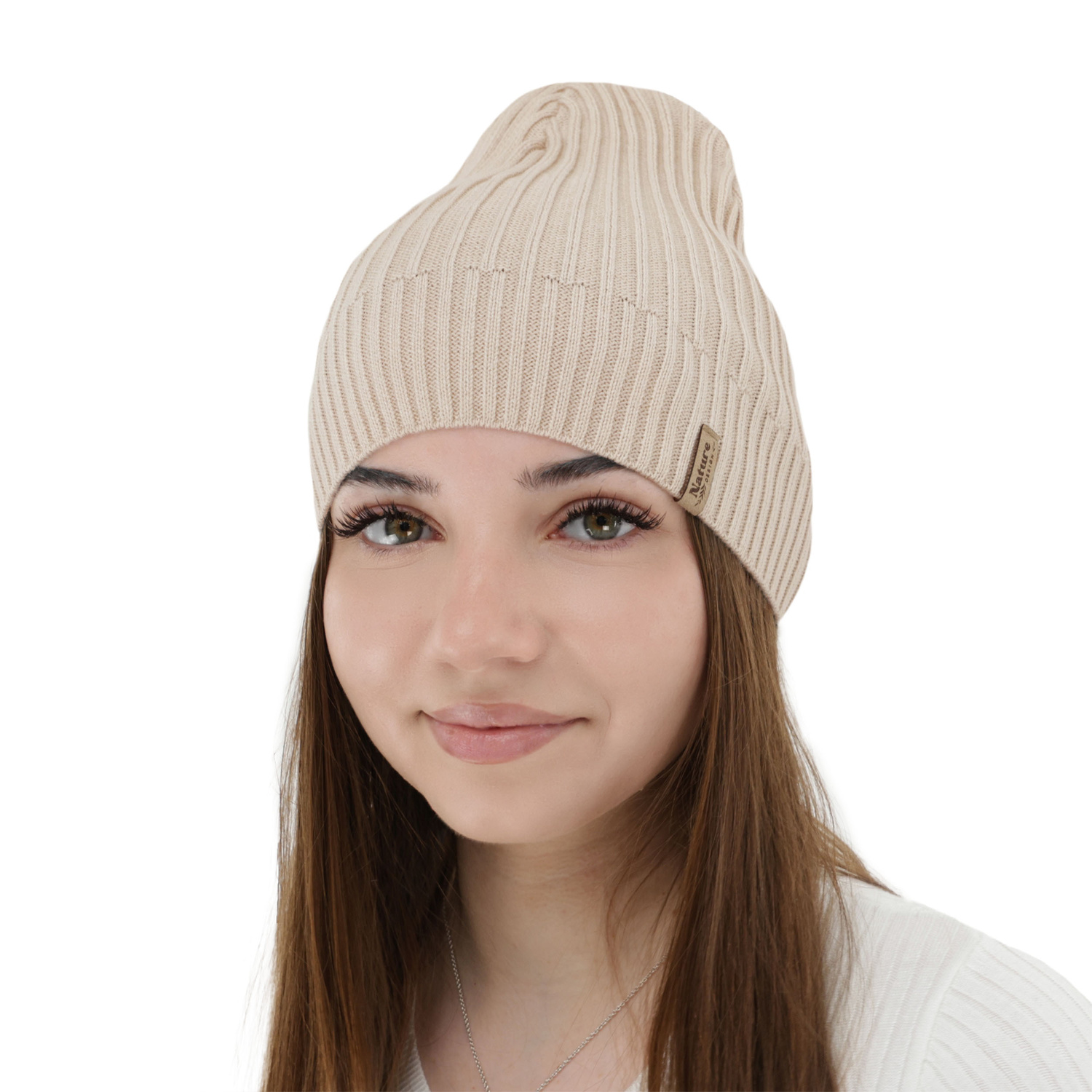 Dámská podzimní/ jarní čiapka, s bavlnou, šedá, Mirona