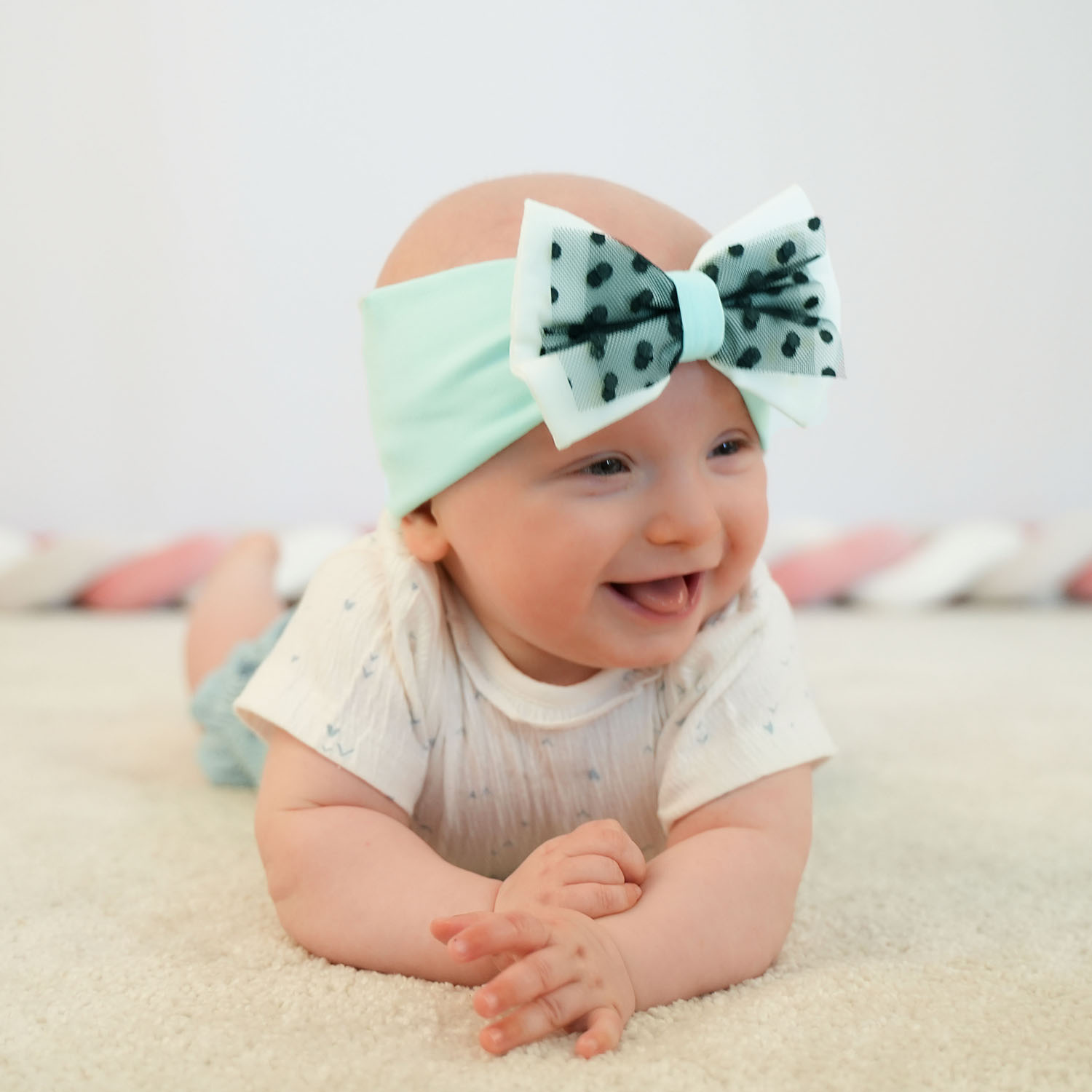 Čelenka jeseň/jar dievčatá krémová Celinka