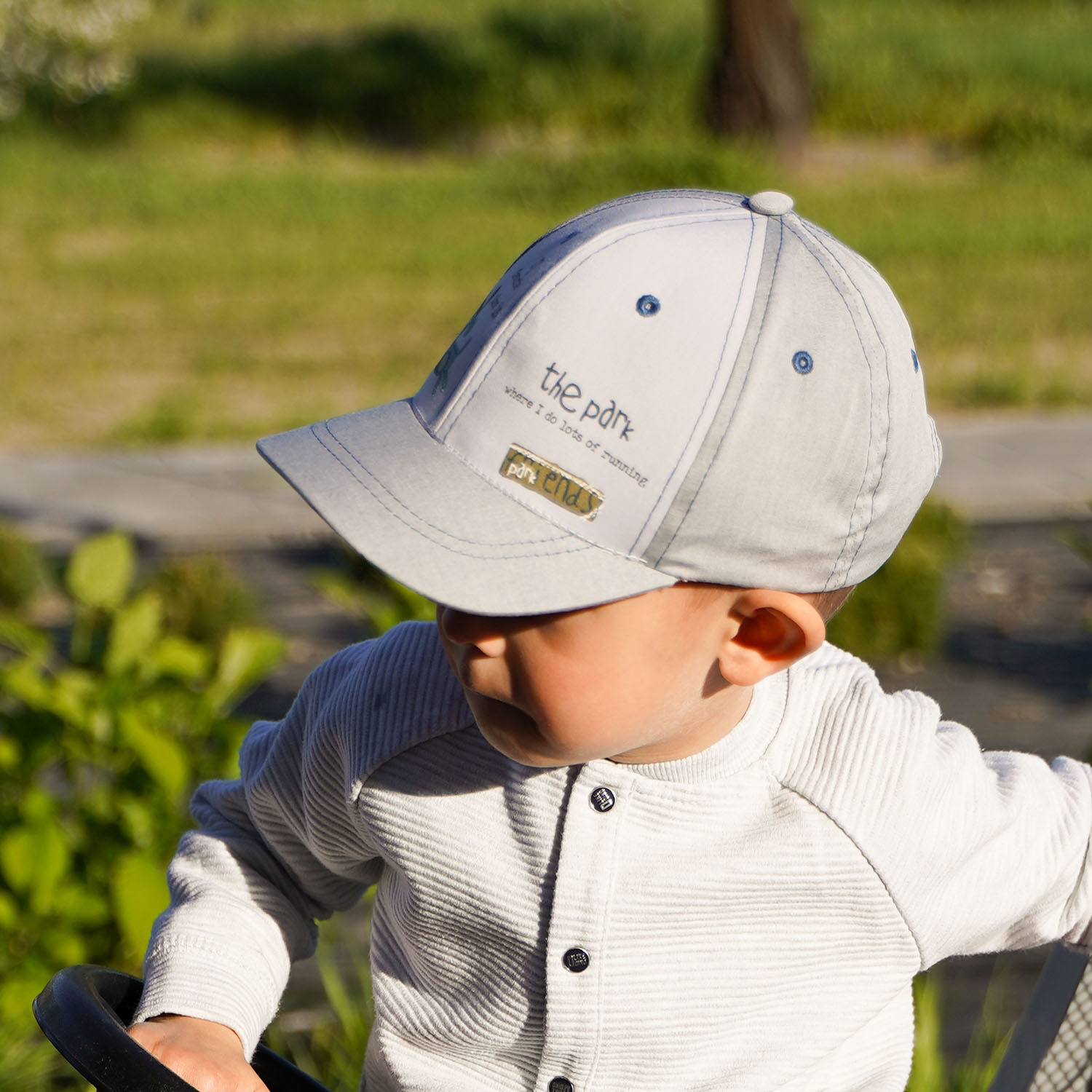 Chlapčenská šedá čiapka Dog