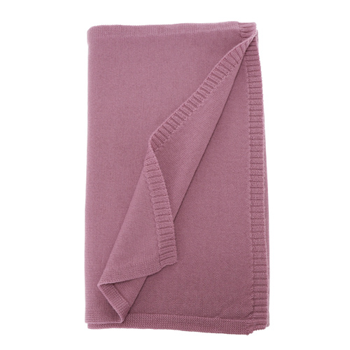 Šála zimní dámská, fialová, 100% merino vlnená, Elonia