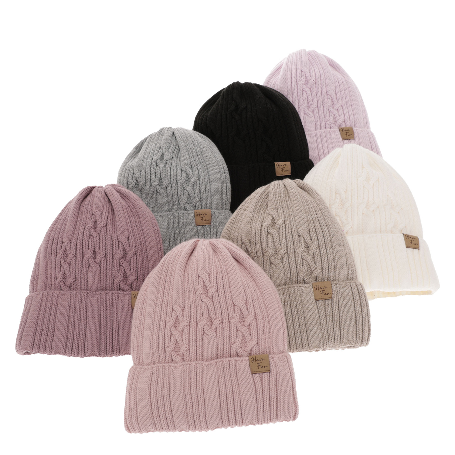 Komplet zimnej dívčej: čiapka a tunel černý Rema