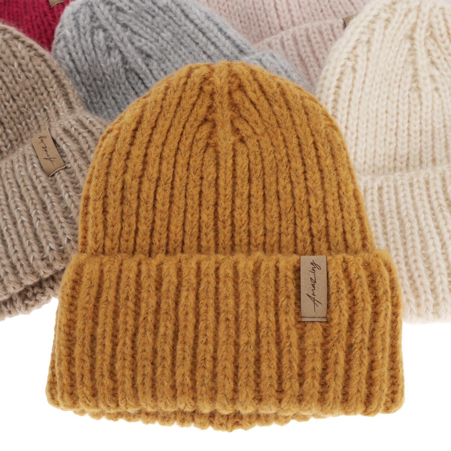 Dámska zimná čiapka růžová Caro