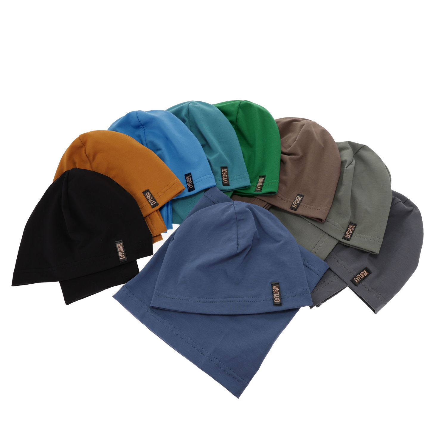 Jesenný/jarný chlapčenský set: čiapka a tunel zelený Hobart